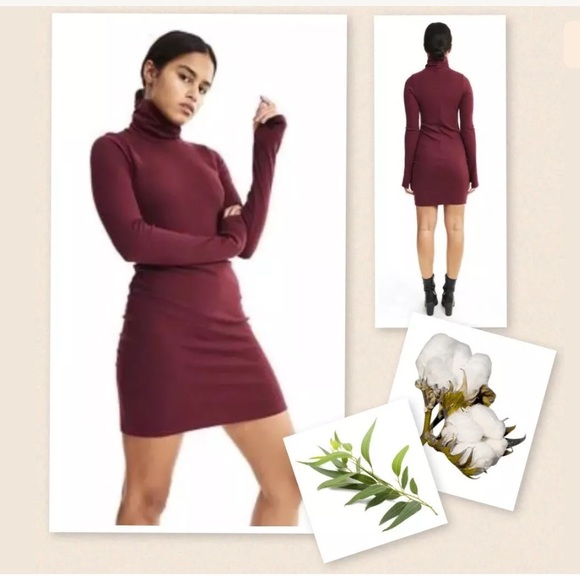 groceries apparel Dresses & Skirts - Groceries Apparel Organic Cotton Turtleneck Dress
